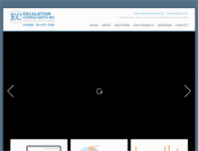 Tablet Screenshot of escalationconsultants.com
